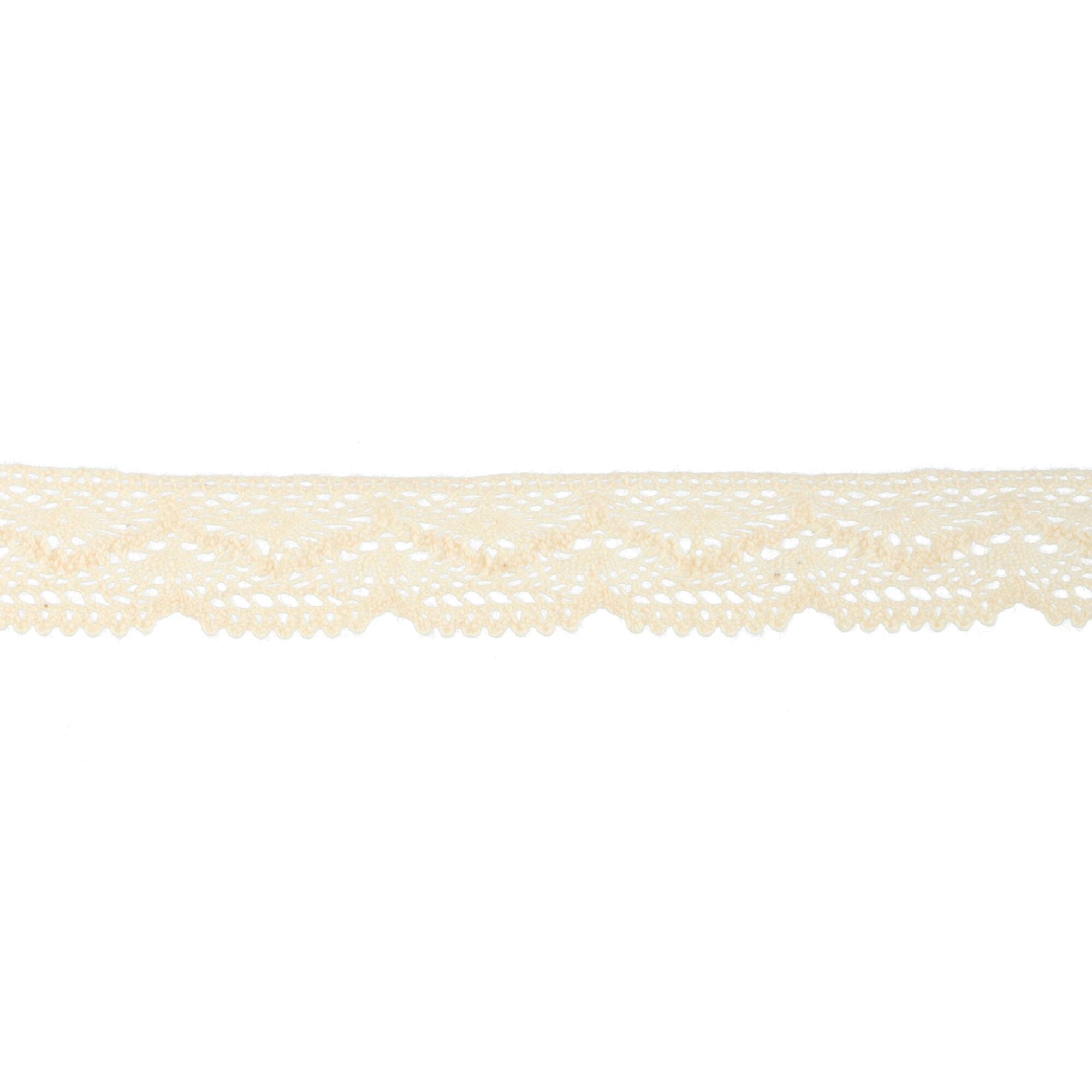 0.75" Ivory Scalloped Lace Trim by Celebrate It®